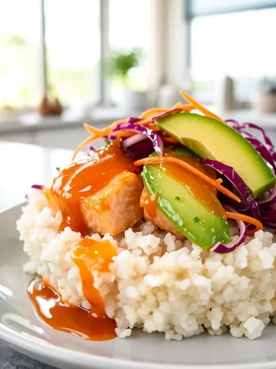 Bang Bang Salmon Bites Bowls