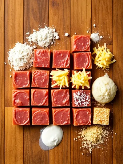 Beef and Cheese Sticks – Easy Savory Snack - ingredients preparation