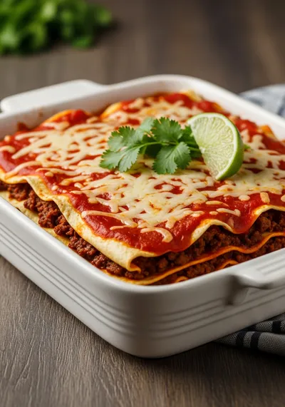 Beef Enchilada Casserole