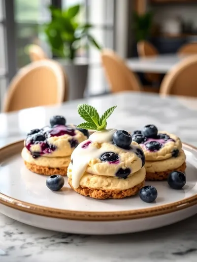 Blueberry Cheesecake Cookies Recipe - ready to serve