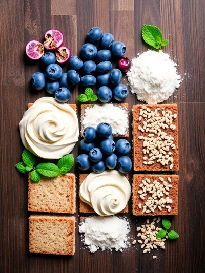 Blueberry Delight - ingredients preparation