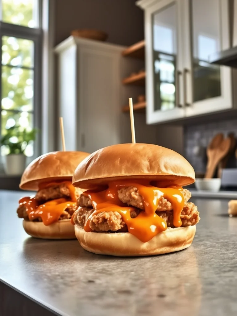 Buffalo Chicken Sliders