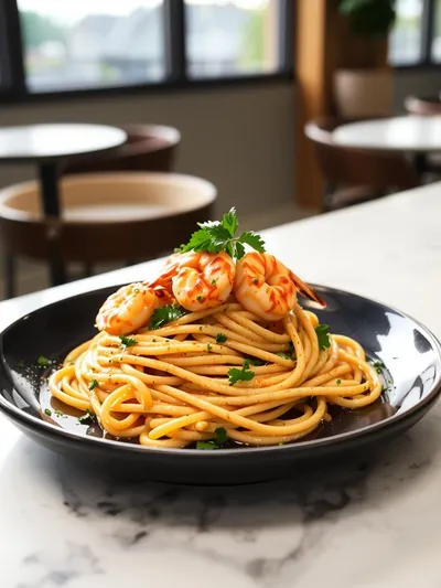 Cajun Shrimp Pasta Quick & Easy Dinner - cooking process