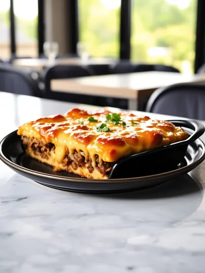 Cheeseburger Casserole Recipe - ready to serve