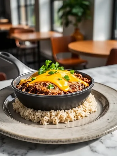 Cheesy Steak and Rice Skillet – One-Pan Comfort Meal - ready to serve