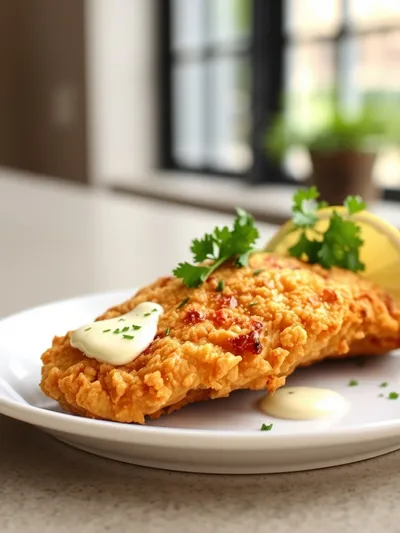 Chicken Fried Chicken Recipe - cooking process