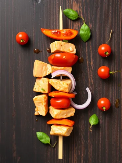 Chicken Kabobs: Easy Grilled Recipe - ingredients preparation