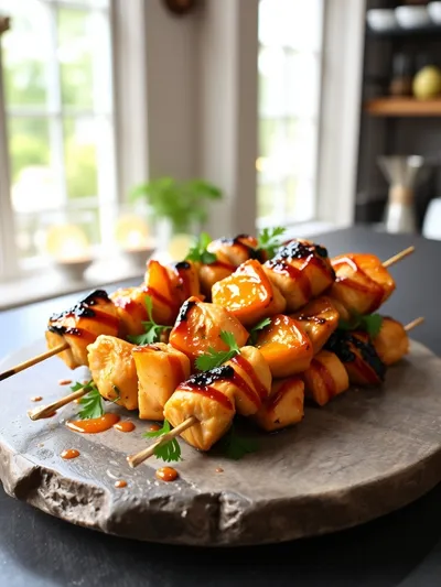 Chicken Kabobs: Easy Grilled Recipe - ready to serve