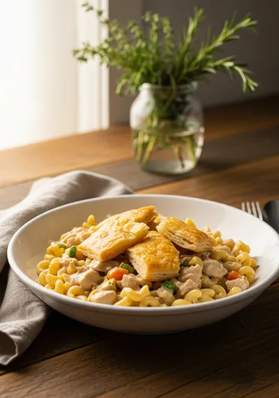 Classic Chicken Pot Pie Pasta