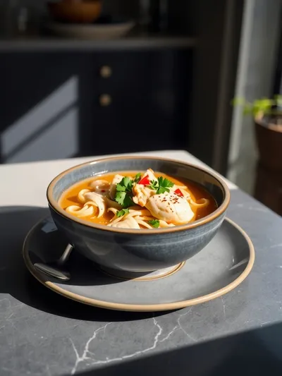 Crack Chicken Noodle Soup – Quick & Easy Comfort - ready to serve