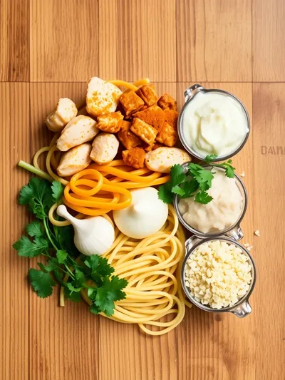 Creamy Cajun Chicken Pasta – Easy Dinner Recipe - ingredients preparation