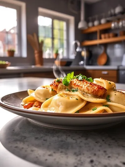 Creamy Tuscan Ravioli Easy Weeknight Dinner