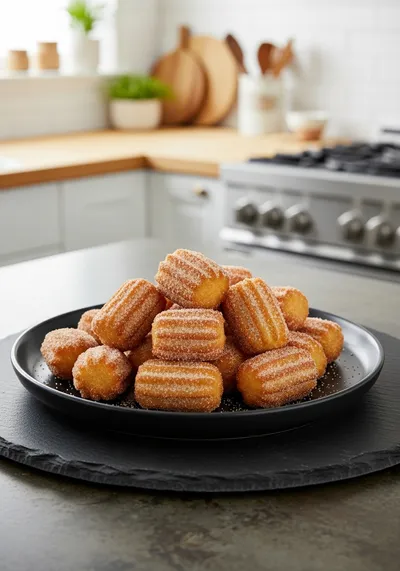 Crispy Air Fryer Churro Bites