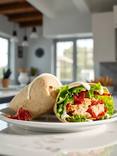 Crispy Bacon Chicken Ranch Wraps – Simple & Delicious