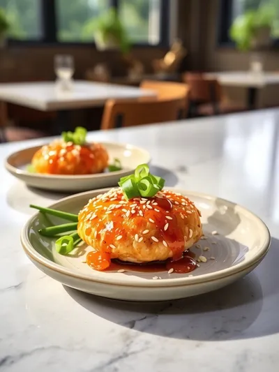 Crispy Bang Bang Salmon Bites Recipe - cooking process