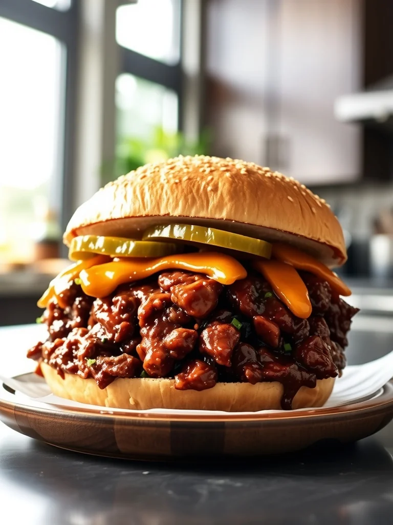 Crockpot BBQ Beef Sandwiches