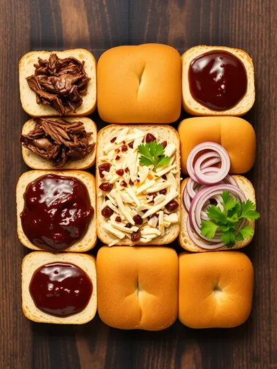Crockpot BBQ Pulled Beef Sandwiches – Quick & Easy - ingredients preparation