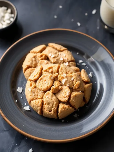 Easy 3 Ingredient Sugar Free Peanut Butter Cookies - cooking process
