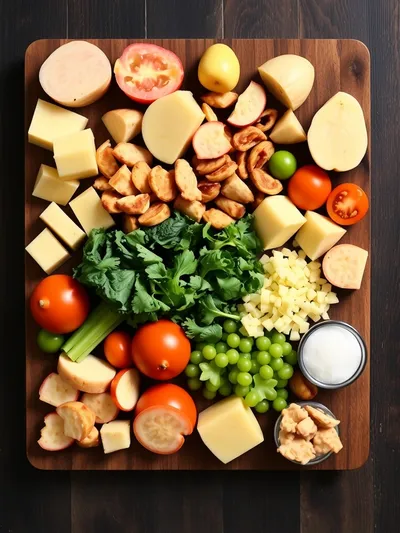 Easy Low Carb Chicken Casserole - ingredients preparation