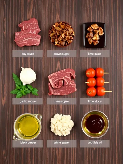Filipino BBQ Beef – Quick & Easy International Dish - ingredients preparation