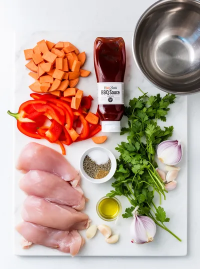 Easy BBQ Chicken Sweet Potato Skillet Recipe - ready to serve