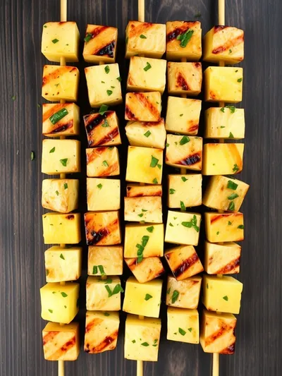 Grilled Pineapple Chicken Kabobs – Quick & Easy - ingredients preparation