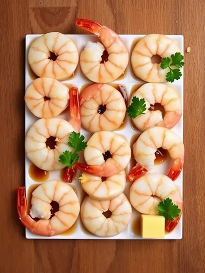 High-Protein Honey Garlic Shrimp - ingredients preparation