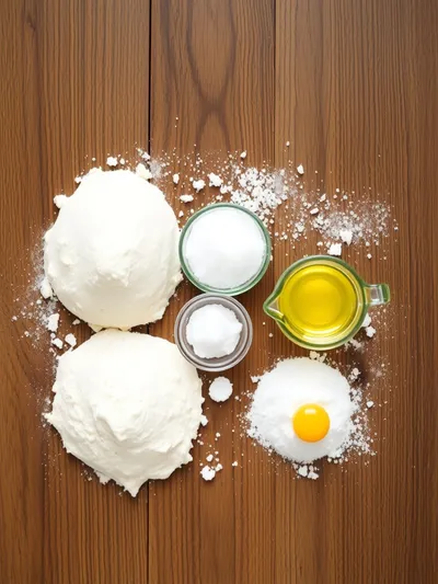 Easiest Homemade Bread - ingredients preparation