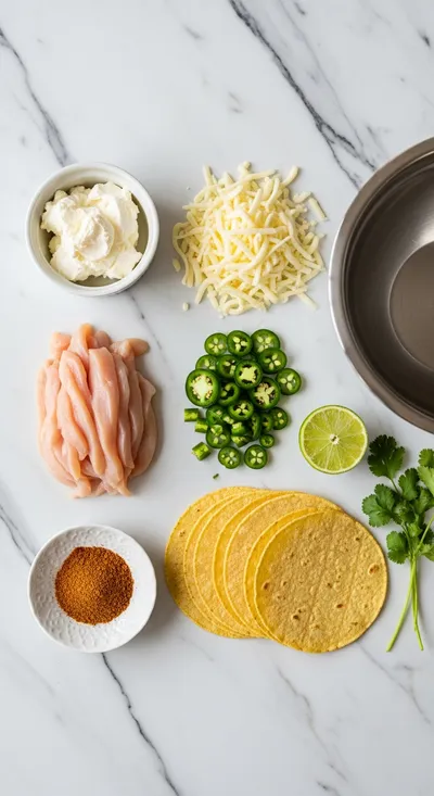 Jalapeno Popper Cheesy Chicken Enchiladas - cooking process