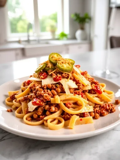 Loaded Turkey Cheeseburger Pasta – Quick & Easy Dinner - ready to serve
