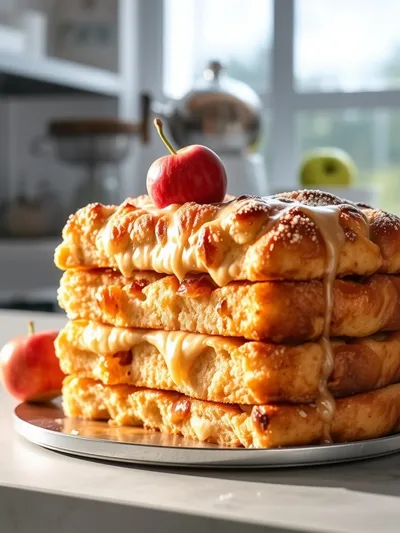 Moist Apple Fritter Cake Recipe