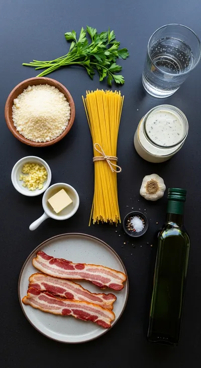 One Pan Garlic Parmesan Turkey Bacon Ranch Spaghetti - cooking process
