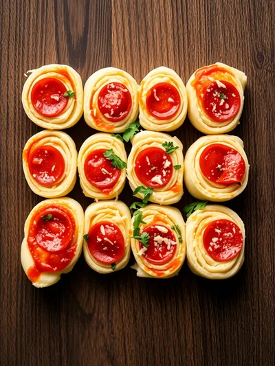 Pepperoni Pizza Rolls – Quick & Easy Appetizer - ingredients preparation