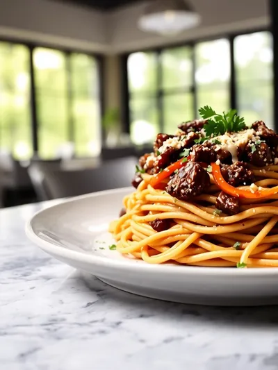 Philly Cheese Steak Pasta – Easy Family Dinner - cooking process