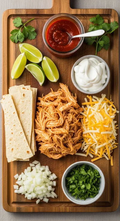 Queso Chicken Enchiladas – Quick Weeknight Meal - cooking process