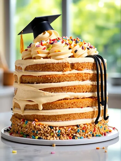 Silly Graduation Cake