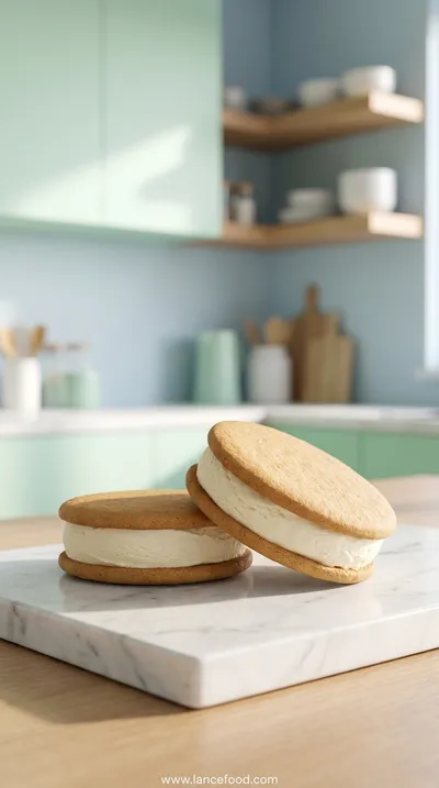 Easy Skinny Ice Cream Sandwiches