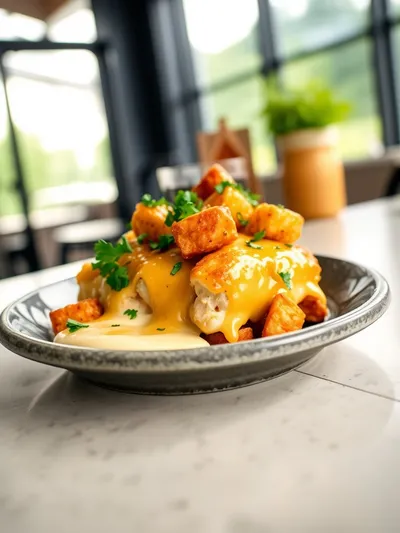 Tater Tot Sausage Breakfast Casserole - ready to serve