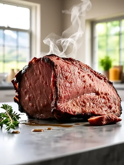 Texas Style Smoked Beef Brisket - Tender & Juicy