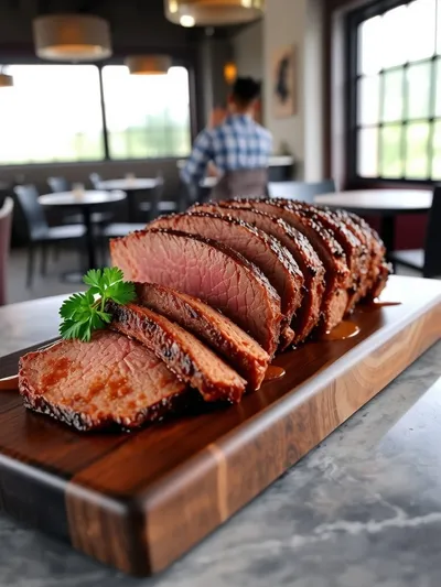 Texas Style Smoked Beef Brisket - Tender & Juicy - cooking process