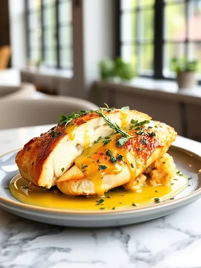 Zesty Low Carb Chicken Bake - ready to serve