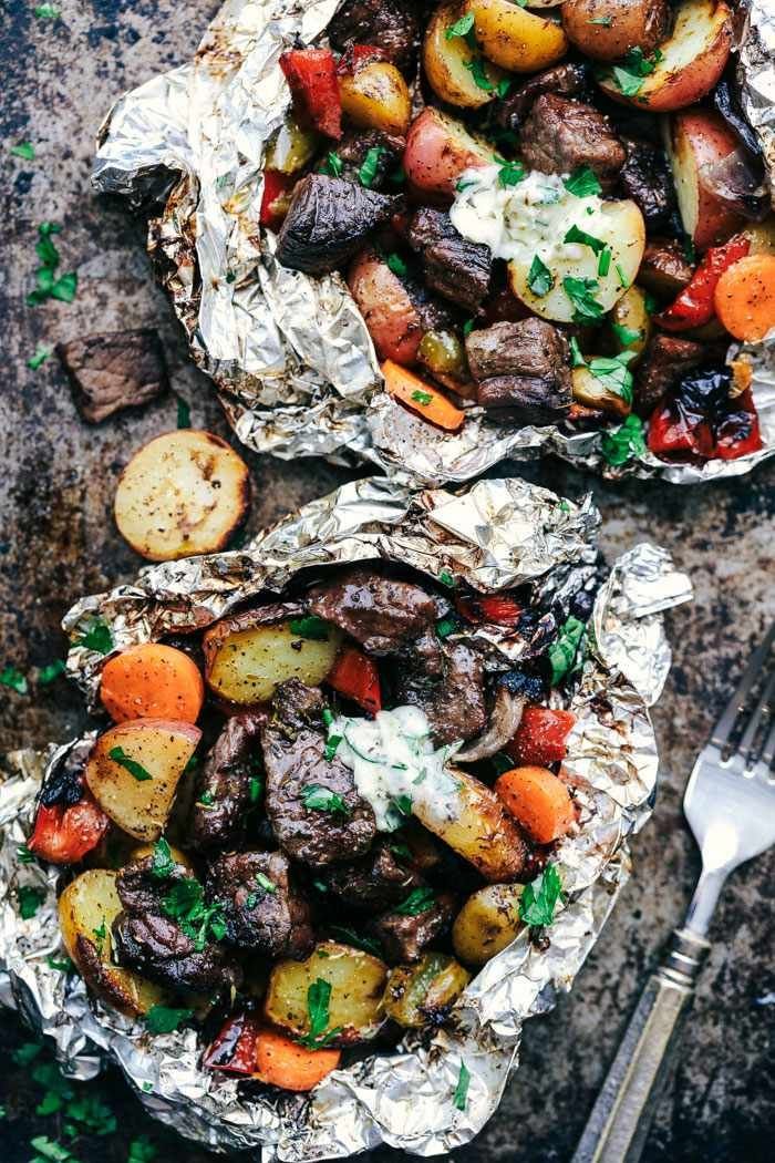 Packet Dinners Perfect For Camping