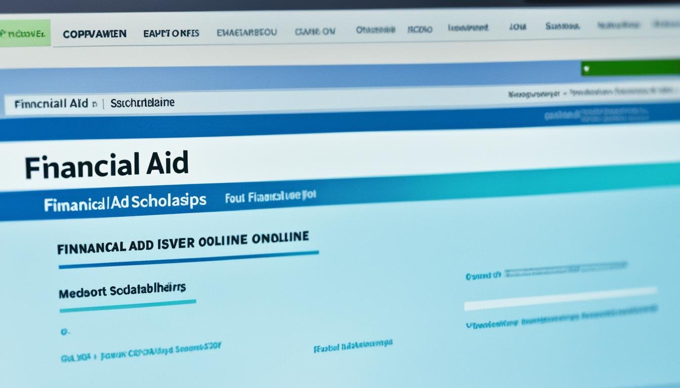 Financial aid scholarships online